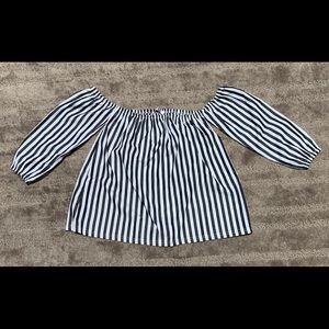 Black & white striped shirt